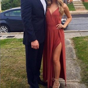 gorgeous SALMON PINK dress